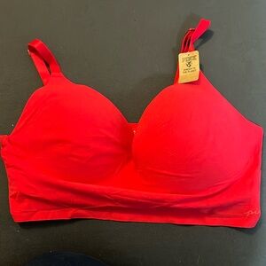 Pink Victoria secrete red sports bra